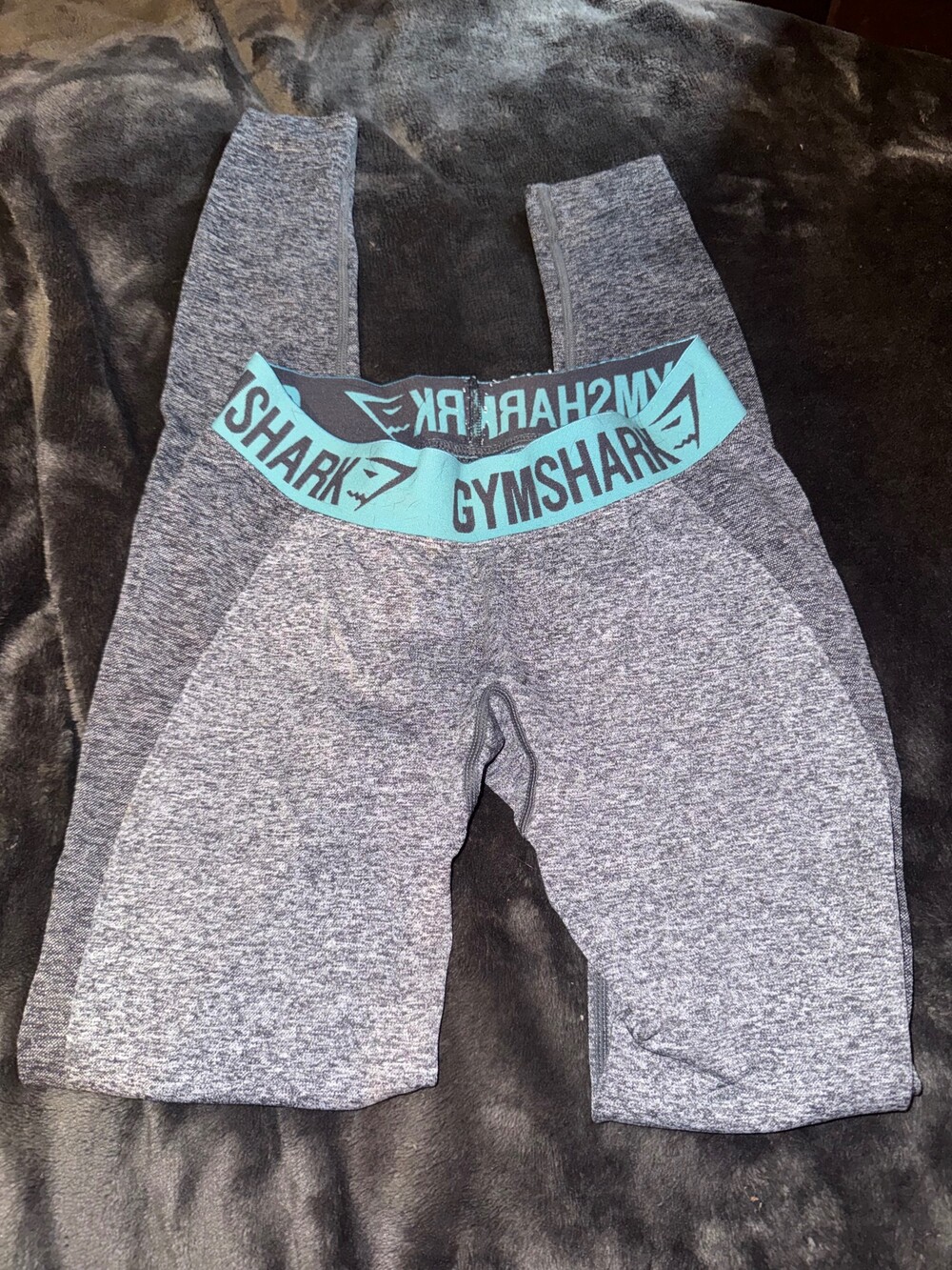 Gymshark XS Leggings Grey Nylon Polyester Elastane Workout Pants